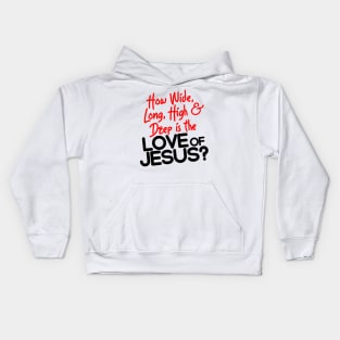 Jesus Goes Deep Inside Me Kids Hoodie